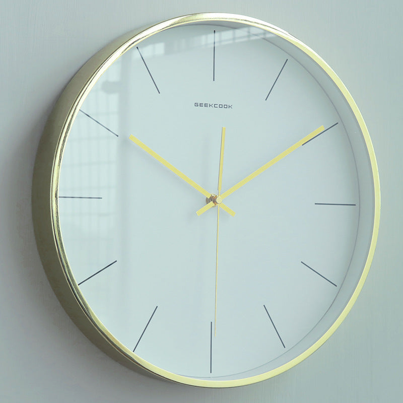 GeekCook Simple Nordic Modern Wall Clock Self-made