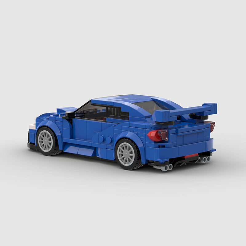 Small Particle Racing Car MOC Building Blocks DIY Educational Toys