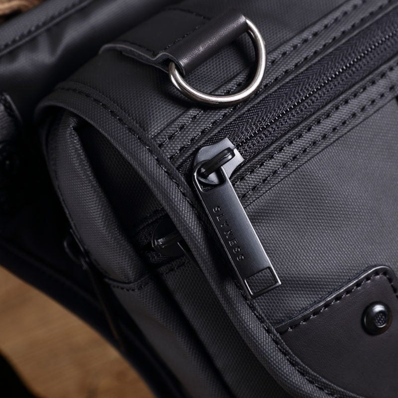 Sac de jambe Flow mode sac de poitrine multifonction pochette étanche en nylon léger pour hommes, sac diagonal