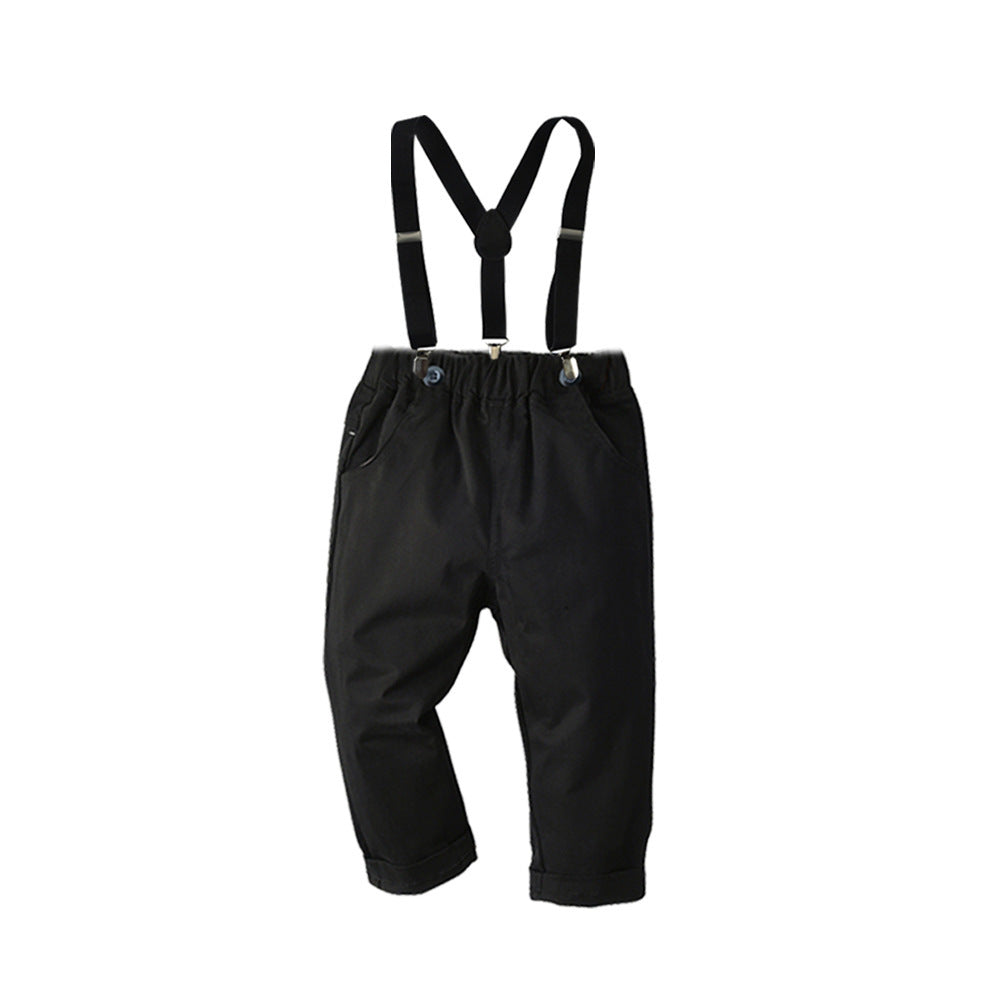 Boys' Suit Shirt Overalls Formal Wear Host's Dress