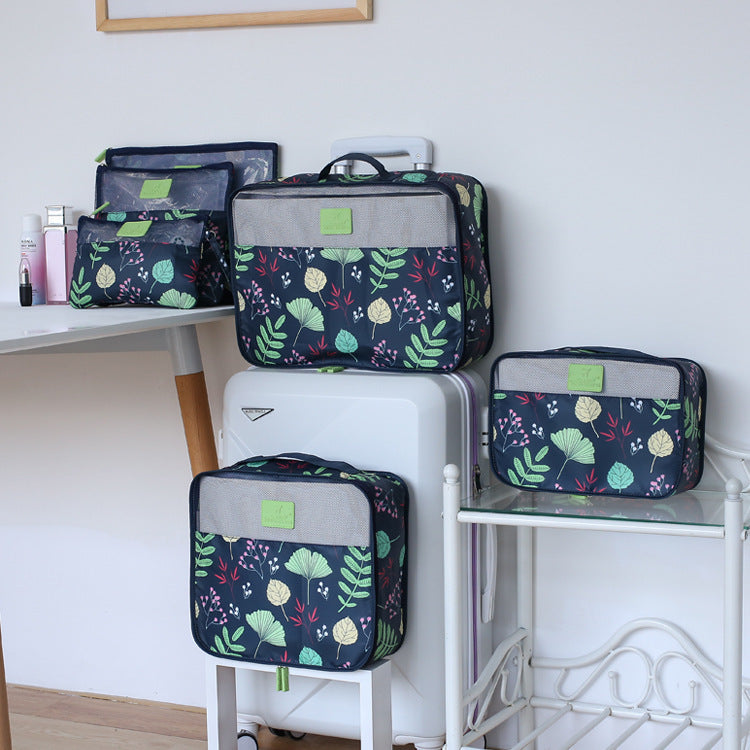 Travel storage bag set of six