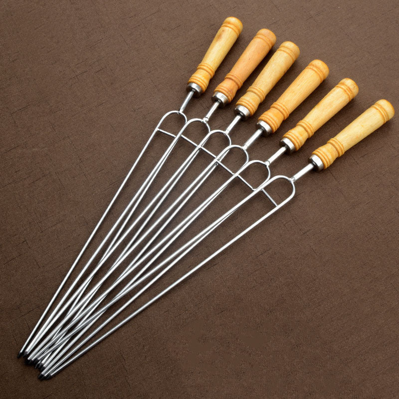 Outdoor Stainless Steel Barbecue Skewers And Barbecue Accessories