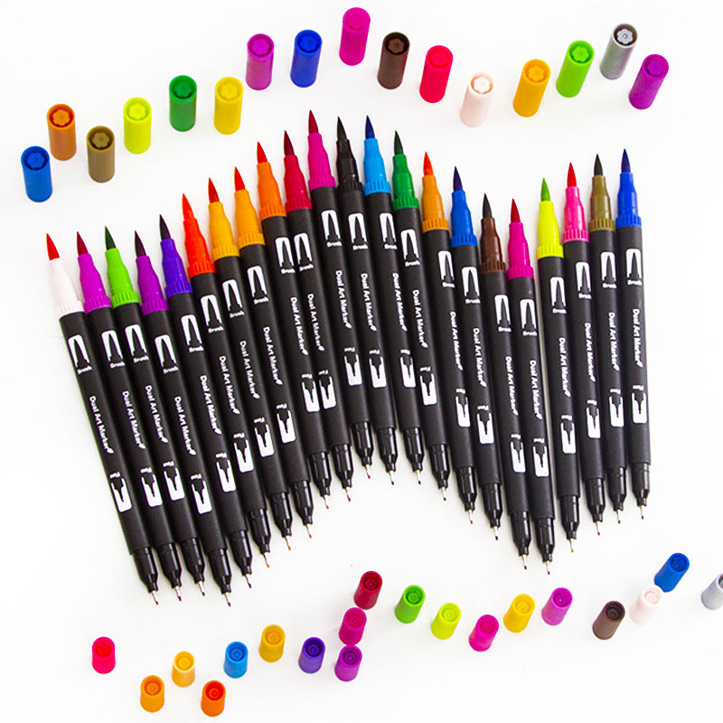 Color Soft Brush Hook Line Watercolor Pen