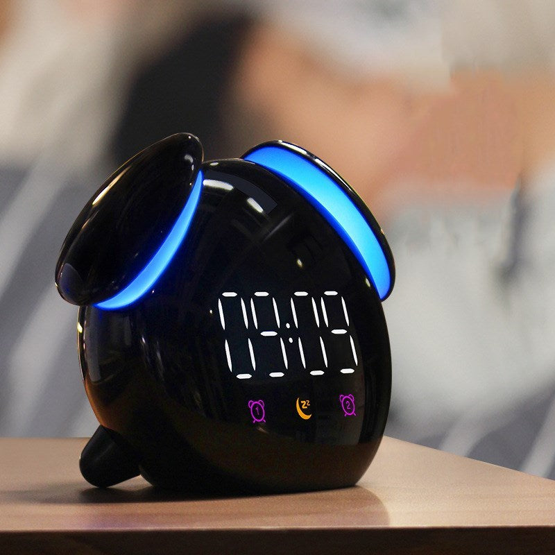 Fun alarm clock with induction mushroom lamp