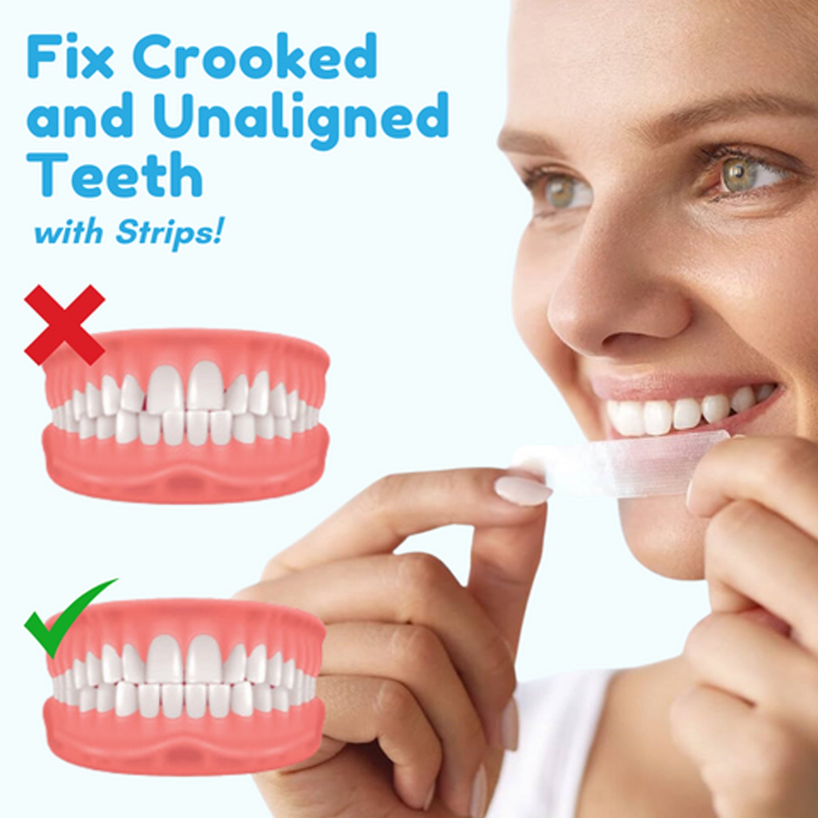 Teeth Beautiful Tooth Teeth Strips Cleaning Plaque Stain Dazzling White