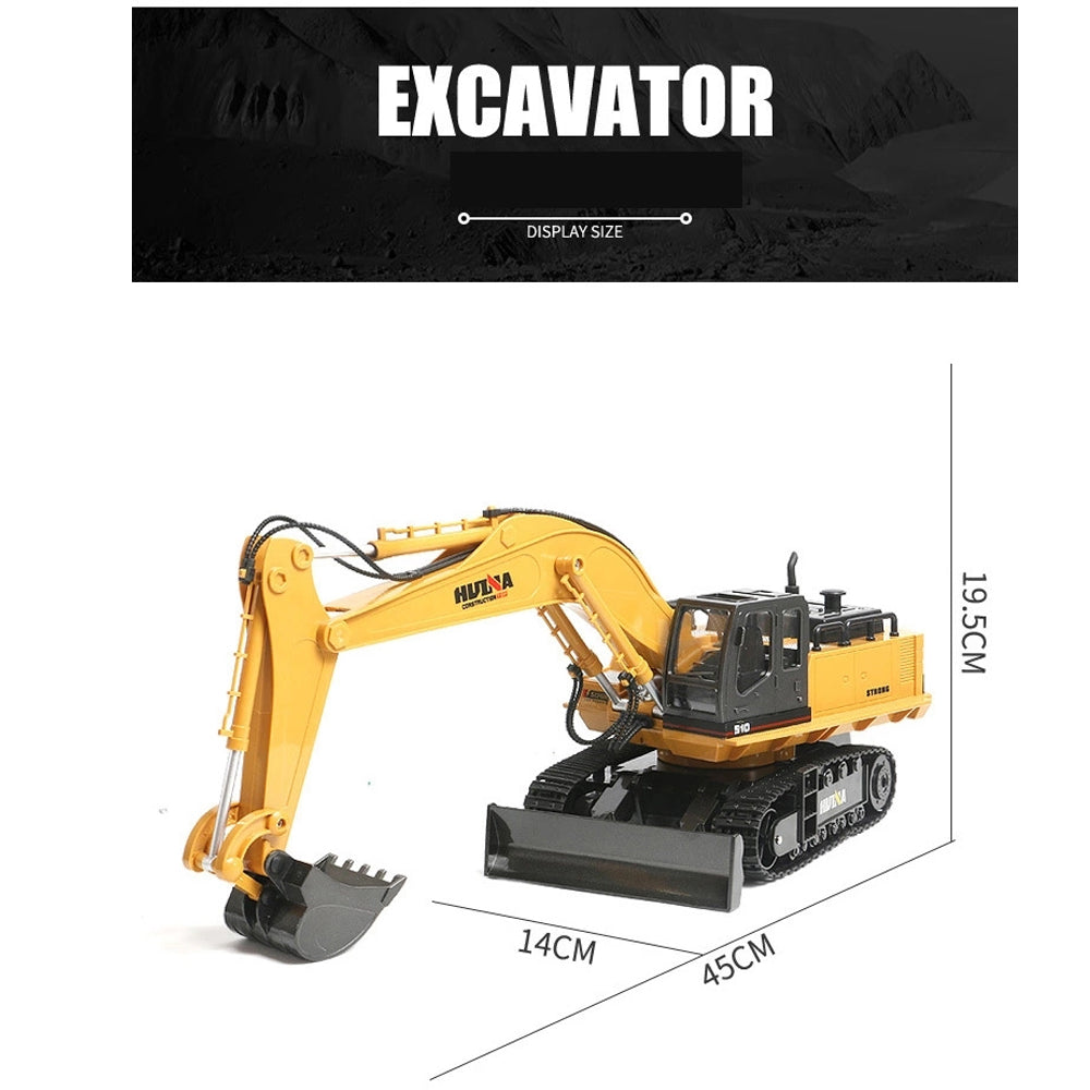Children's Toy Engineering Vehicle 11-channel Electric Rechargeable Excavator