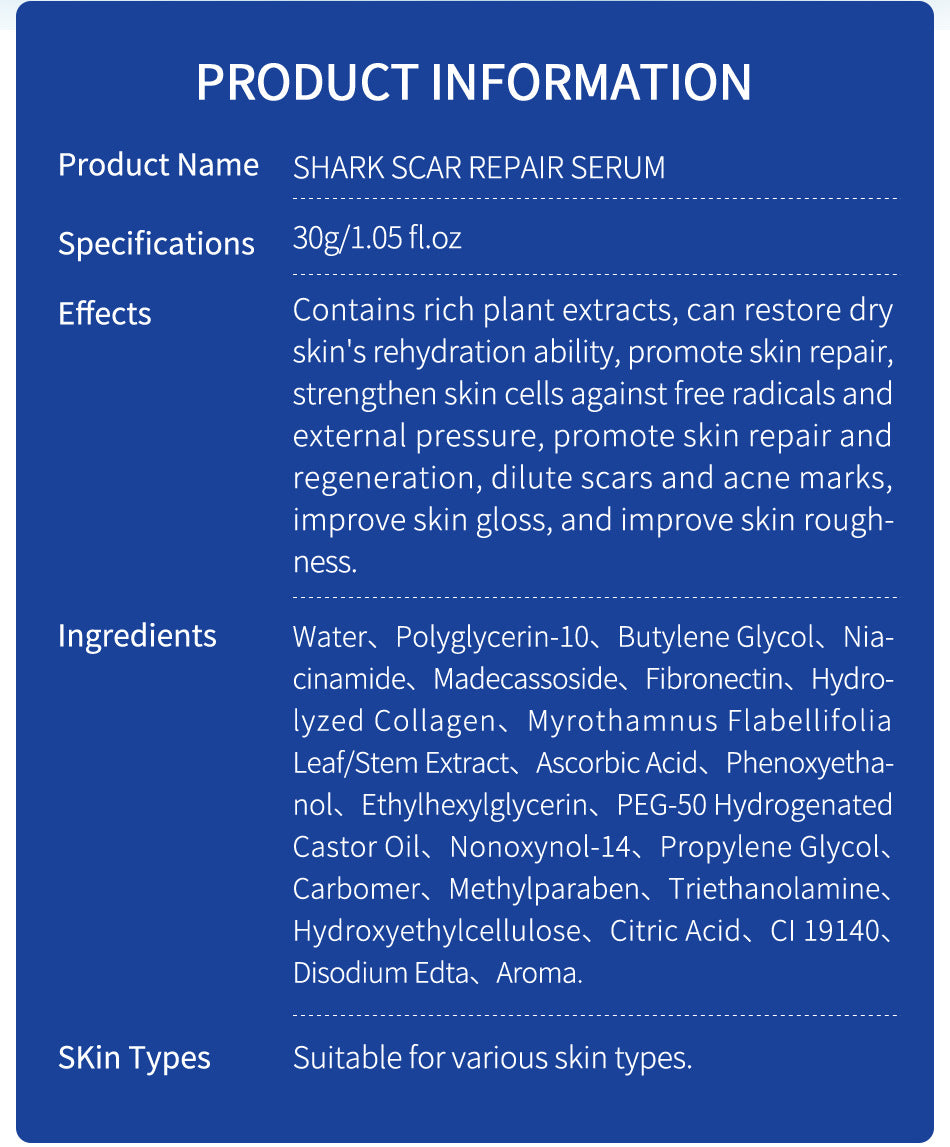 Shark Scar Repairing Toner Bar Mark Liquid Essential Liquid