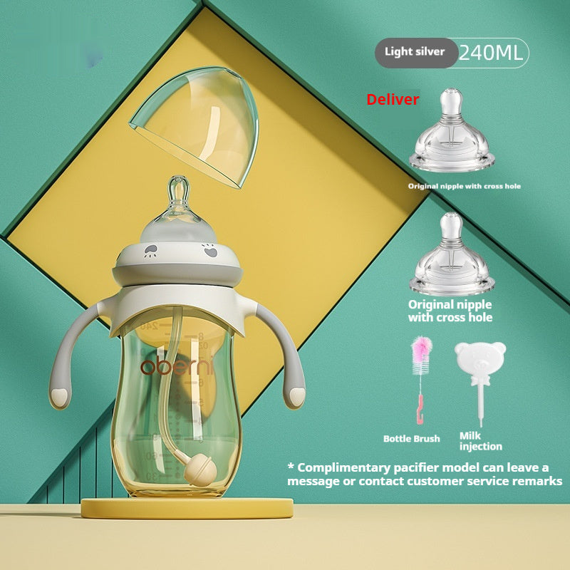 Feeding Bottle Anti-flatulence Drop-resistant Wide Caliber Three Purposes