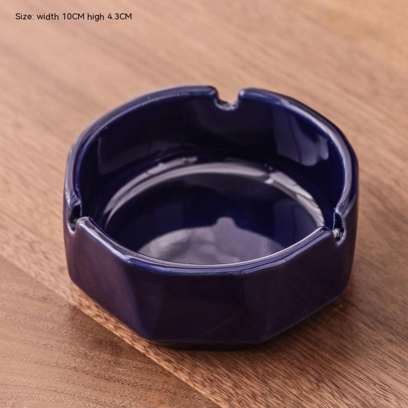 Nordic Style Light Luxury Ceramic Ashtray Household
