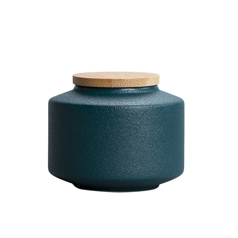 Pot Household Sealed Jar Porcelain Tea Storage Tank
