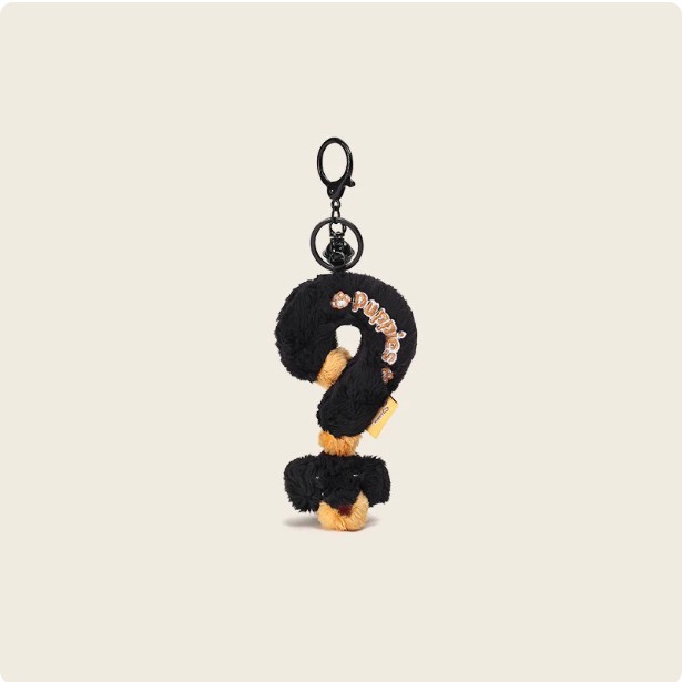 Sausage Plush Dog Bag Pendant Keychain