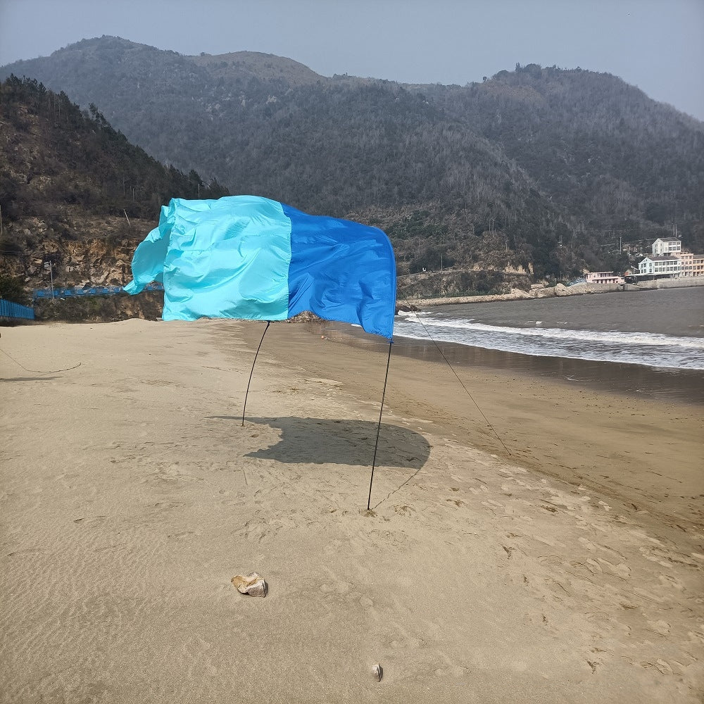 Nylon Waterproof Sunshade Seaside Vacation Beach Canopy Tent