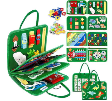 Tableau d'apprentissage en feutre, jouets d'éducation de la petite enfance, tableau d'activités pour l'apprentissage de l'habillage