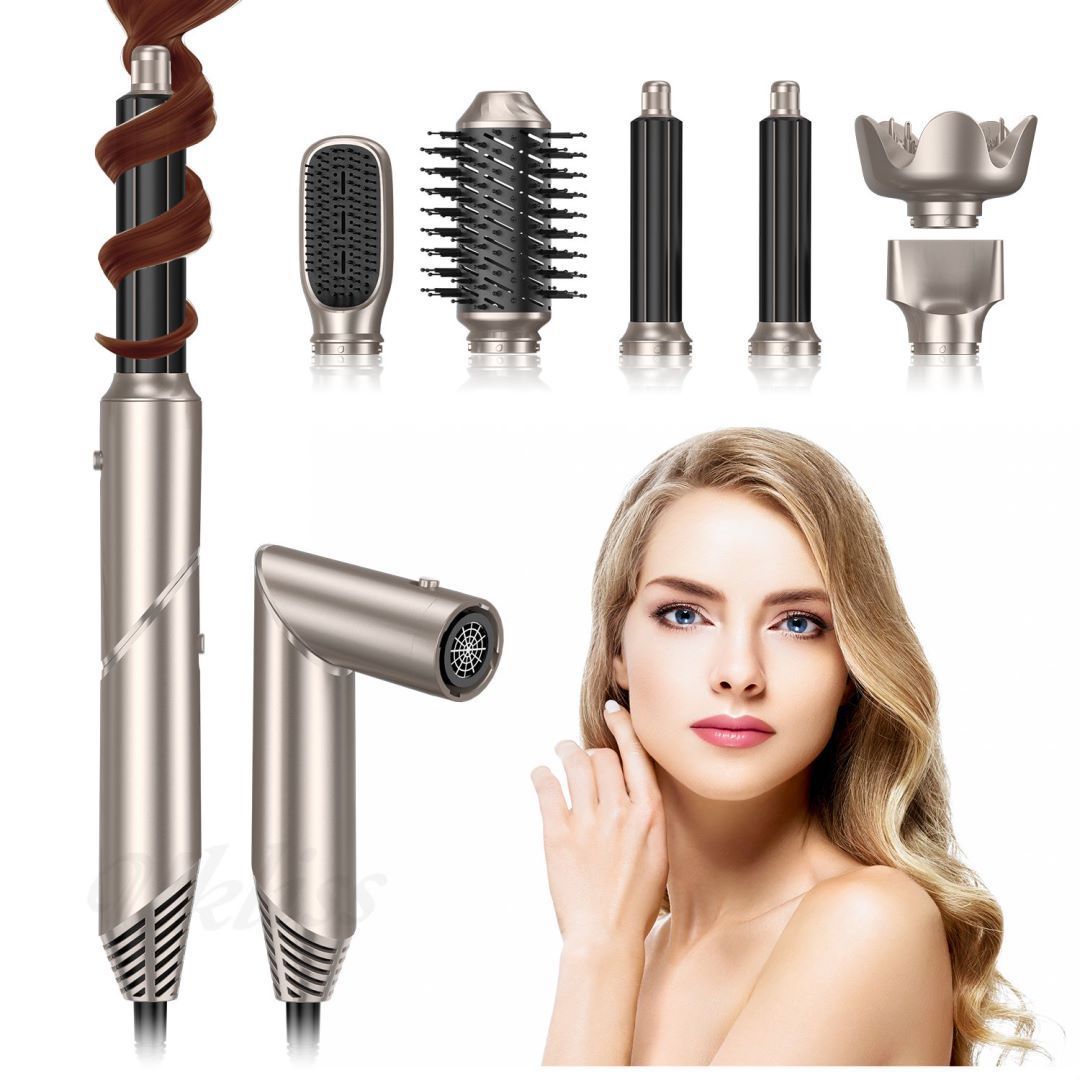 Automatic Hair Suction Six-in-one Folding Multifunctional Converter Hair Dryer