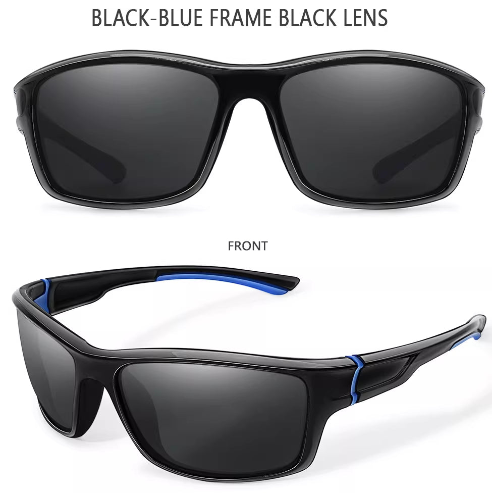 Luxury Square Vintage Polarized Sunglasses For Men Women