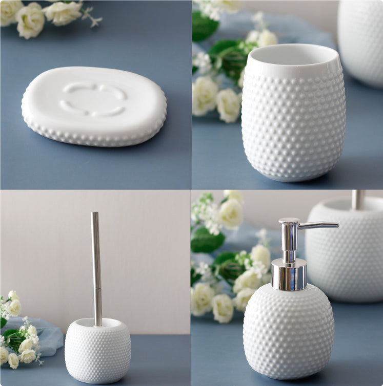 Five Piece Wash Cup Set Bathroom Mouth Cup Household