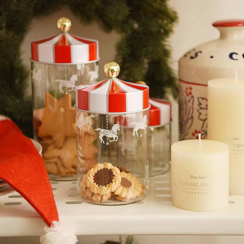 Creative jewelry glass storage tank