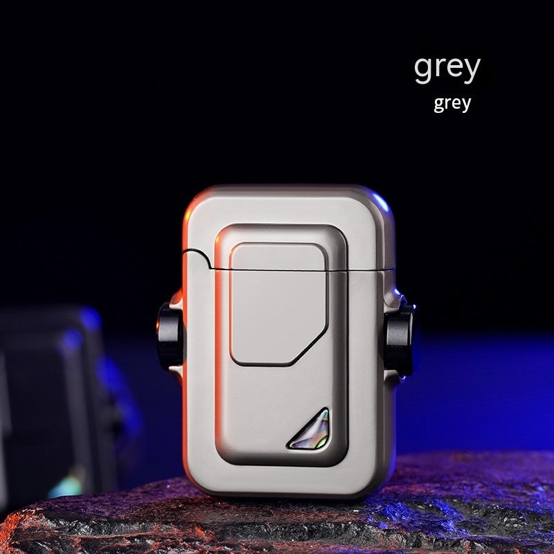 Fingertip Gyro Electronic Induction Lighter Windproof