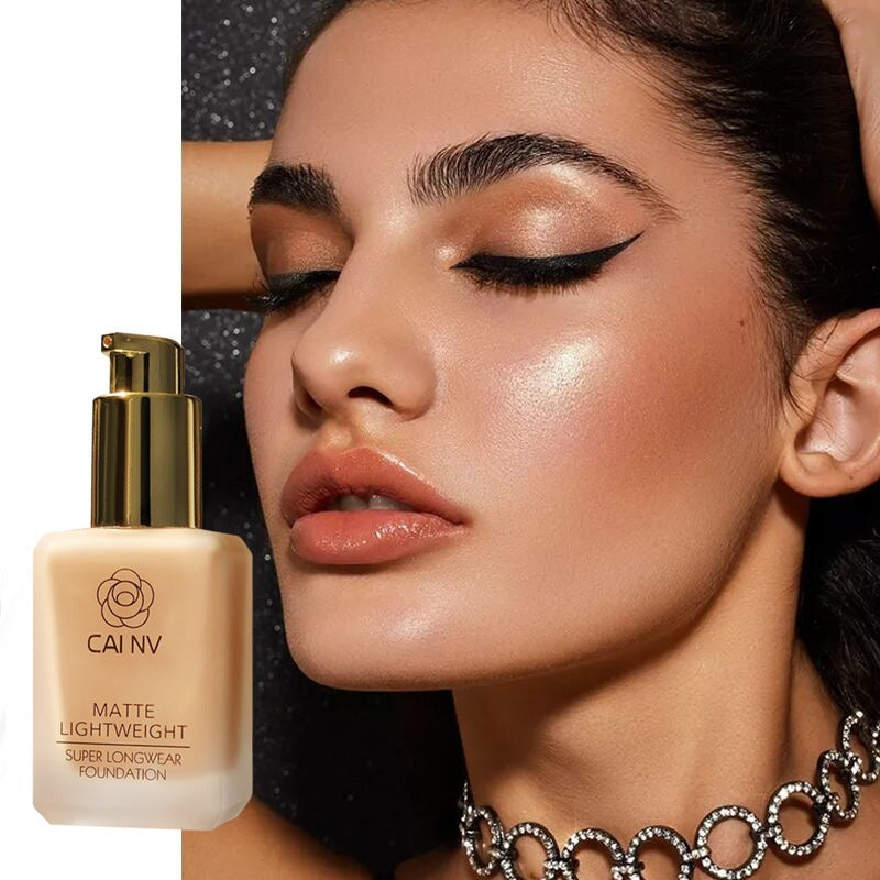 Liquid Foundation Wheat Black Leather White Blend Agent