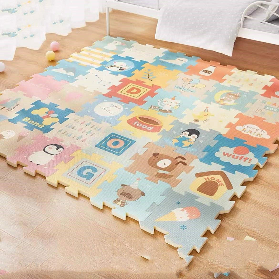 Home Printing Stitching Baby Crawling Mat