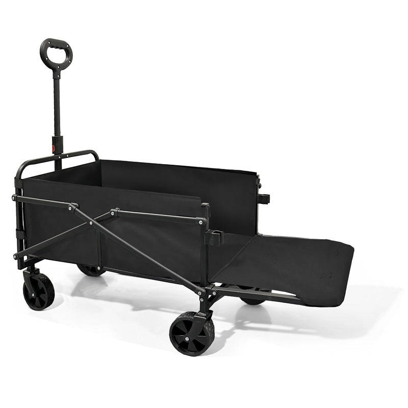 Rear Open Camping Outdoor Folding Cart