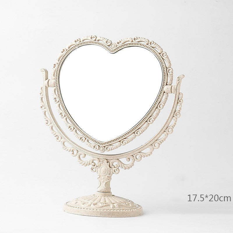 Double-sided makeup mirror