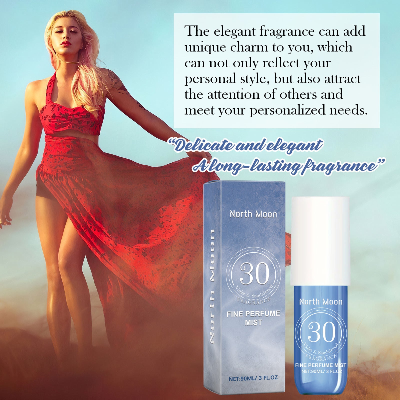 Violet Perfume Spray Behind Ear Wrist Lasting Fragrance