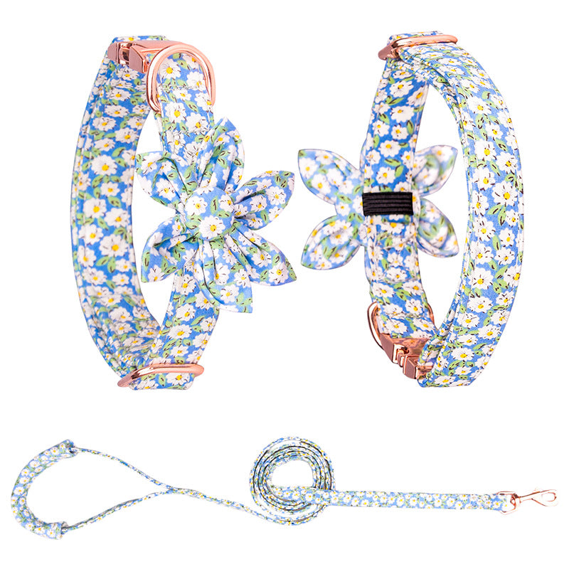 Custom Pet Collar And Leash Set