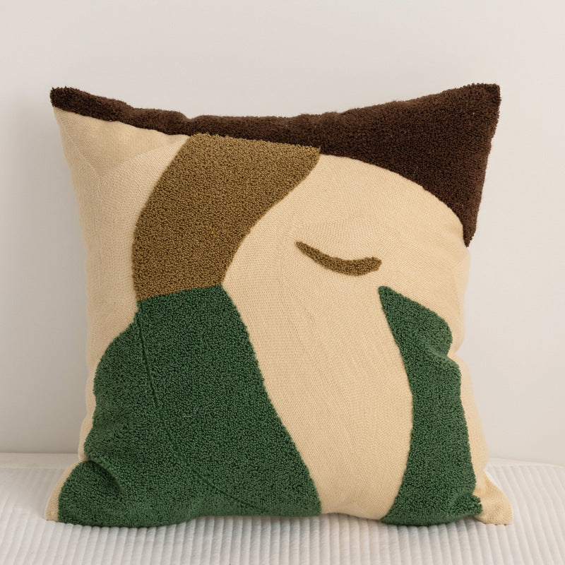Cotton Living Room Sofa Pillow Abstract Pillowcase