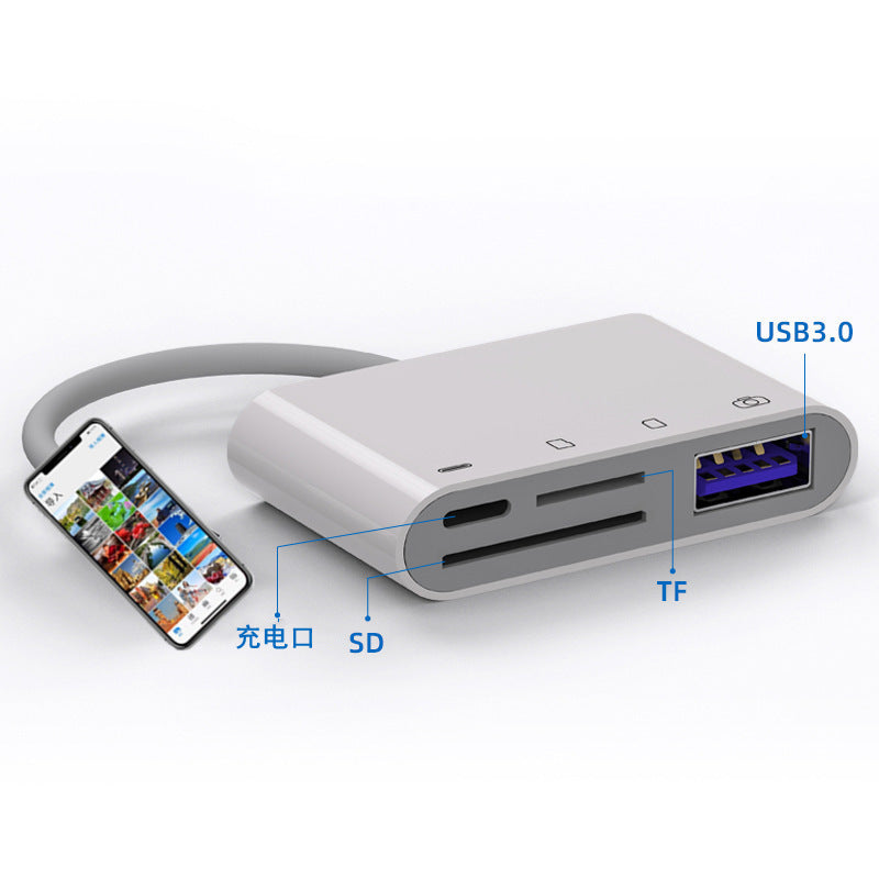 Applicable To Four-in-one Cable Seperater Mobile Phone Tablet