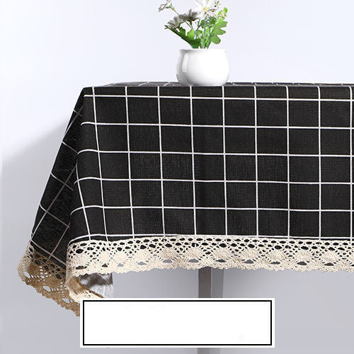 Cotton And Linen Tablecloth Fabric Student Desk