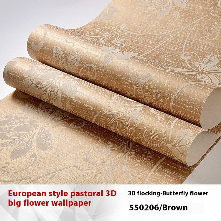 Cartoon Bear Wallpaper Cozy Bedroom Background Self-adhesive Sticker