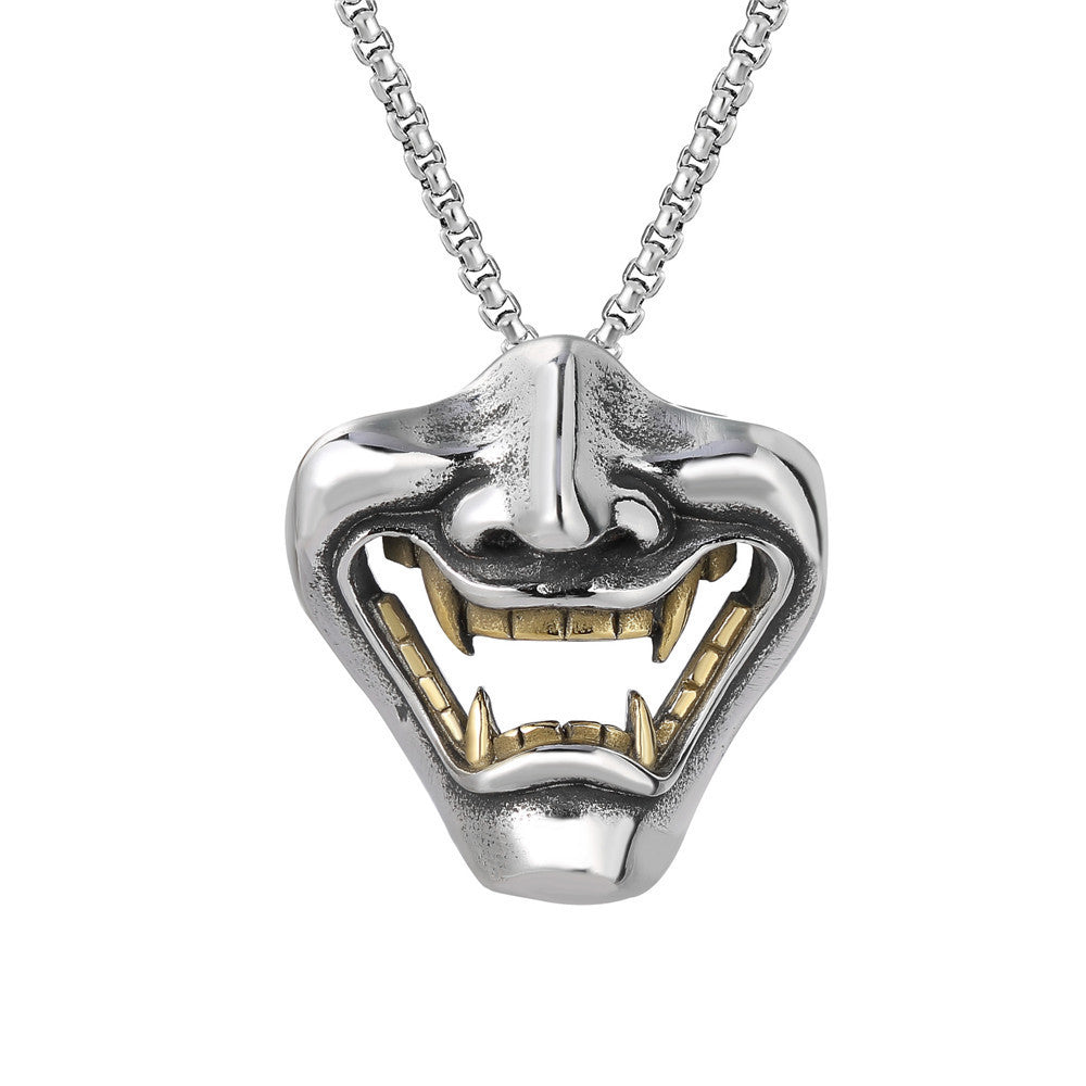 Men's Vintage Hip Hop Titanium Steel Pendant Necklace