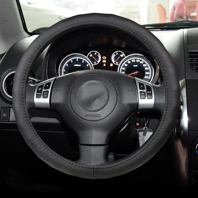 Four Seasons Leather Steering Wheel Cover