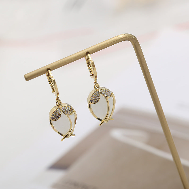 Original Design New Simple Diamond Earrings