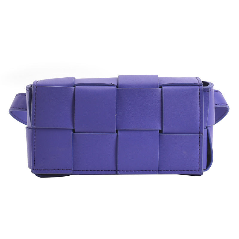 Leather Belt bag Fashion All-match Chest Bag Shoulder Messenger Small Square Bag