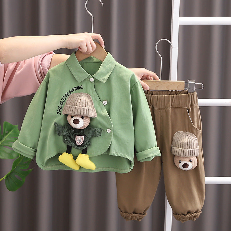 Baby Western Style Fashion Spring Clothing Suit