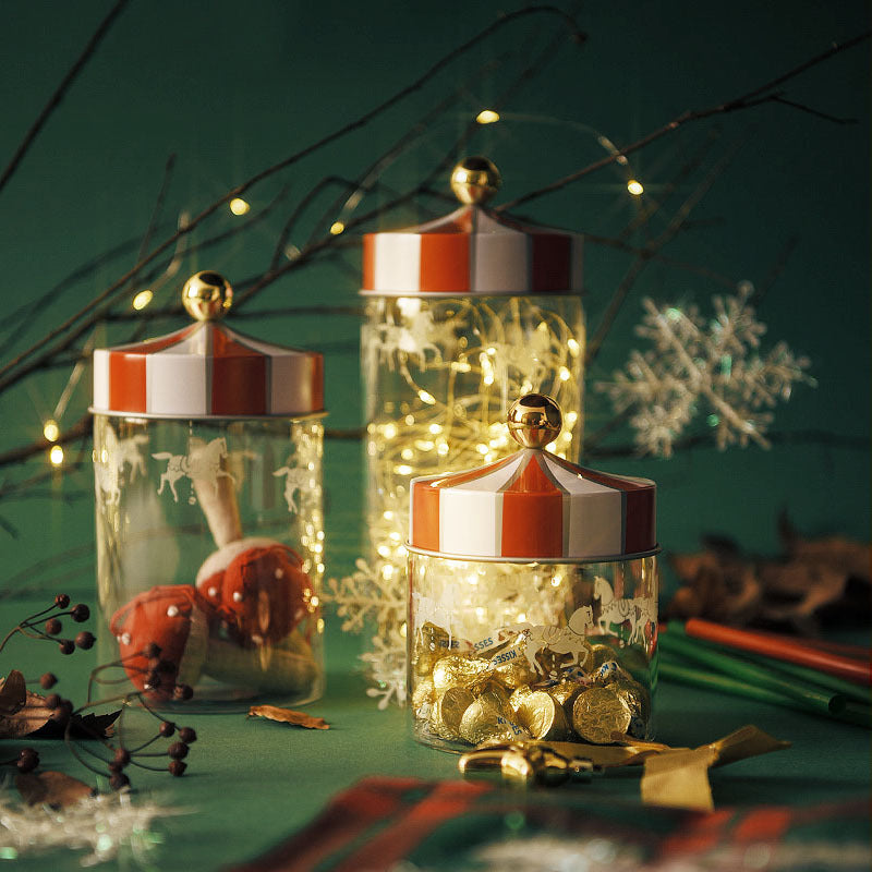 Creative jewelry glass storage tank