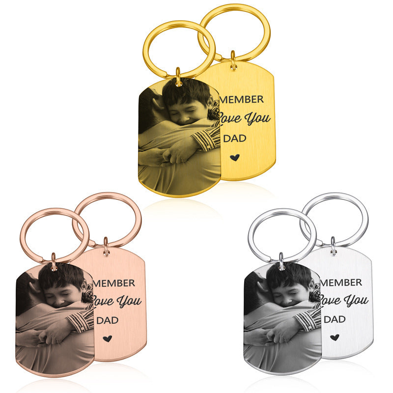 Diy Private Tag Keychain Pendant