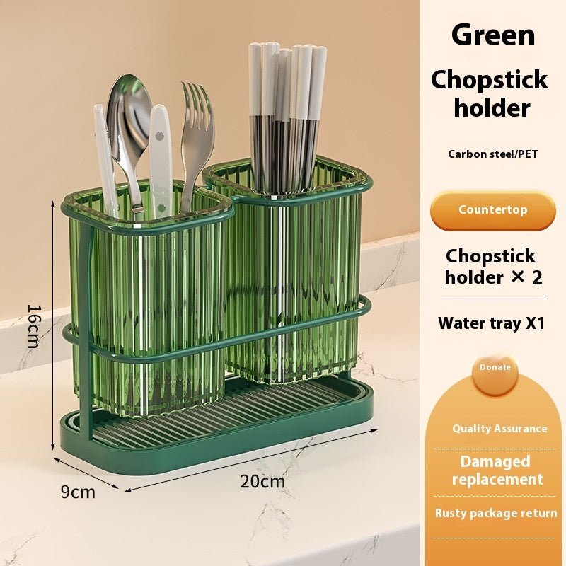 Kitchen Knife Holder Countertop Commodity Shelf Cutlery Storage Rack
