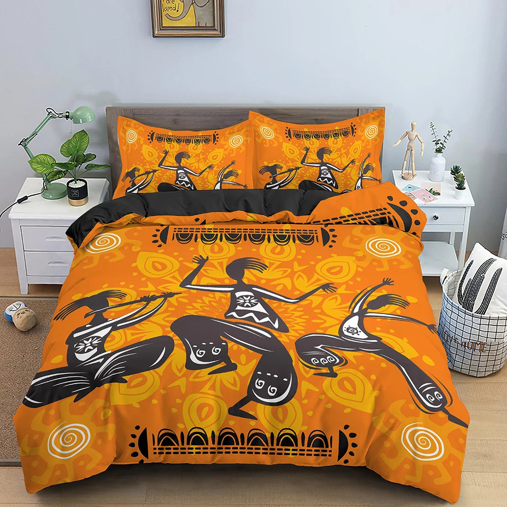 African National Bedding Suit With Pringting