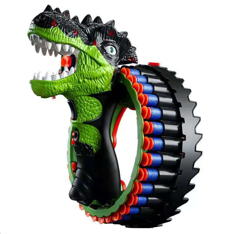 Rechargeable Children's Toy Gun Rotating Wheel Sucker