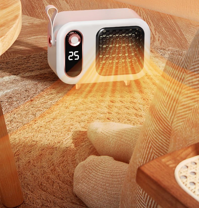Mini ventilateur chauffant portable