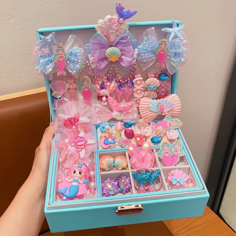 Children's Hair Accessory Set Cartoon Hair Clips Hair Ties Exquisite Hairpins