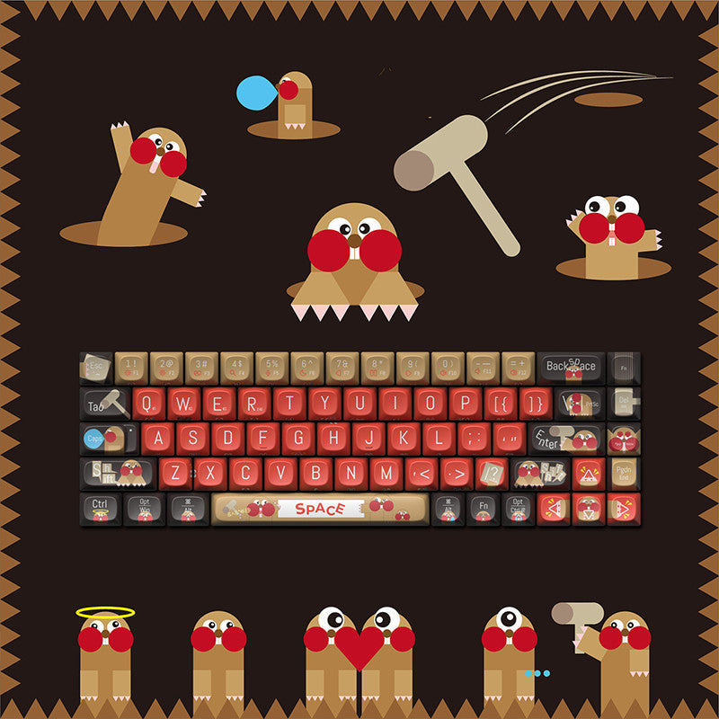 Mechanical Keyboard Original Theme Thermal Sublimation Process Keycaps