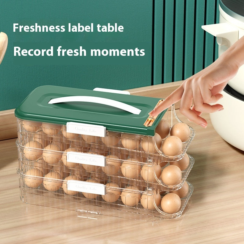 Refrigerator Door Rolling Egg Storage Box