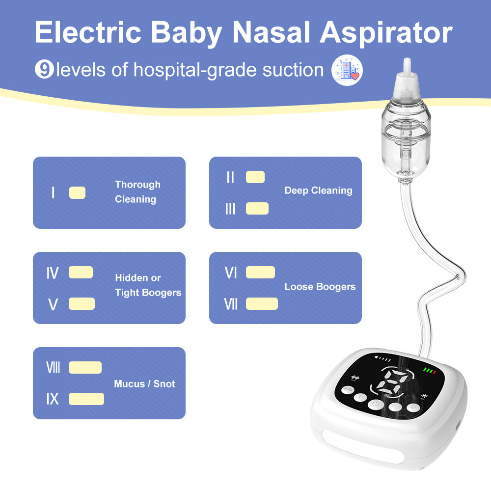 Mouche-bébé électrique, nettoyeur de fosses nasales, produits pour bébés