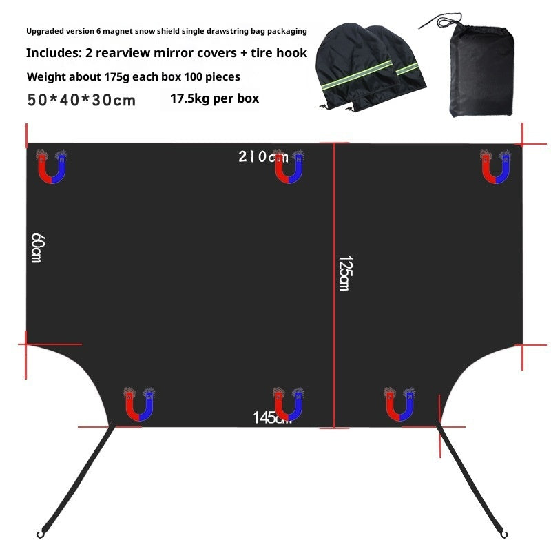 Car Front Windshield Magnet Sunshade Snow Shield
