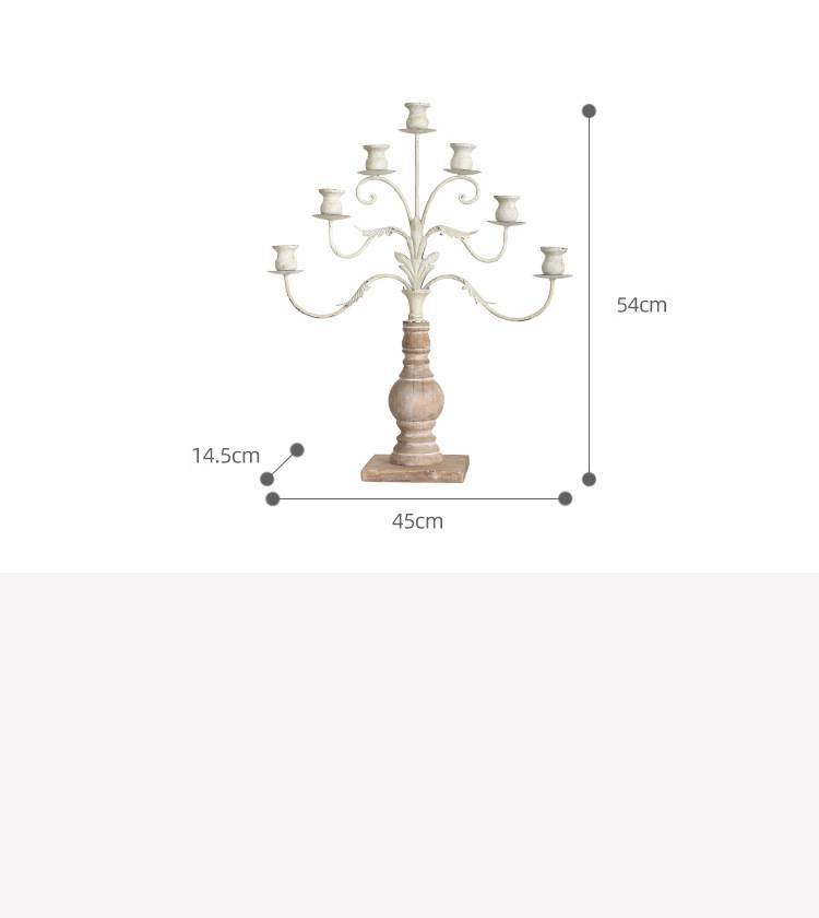 Retro Moroccan Light Luxury Homestay Resin Candle Holder
