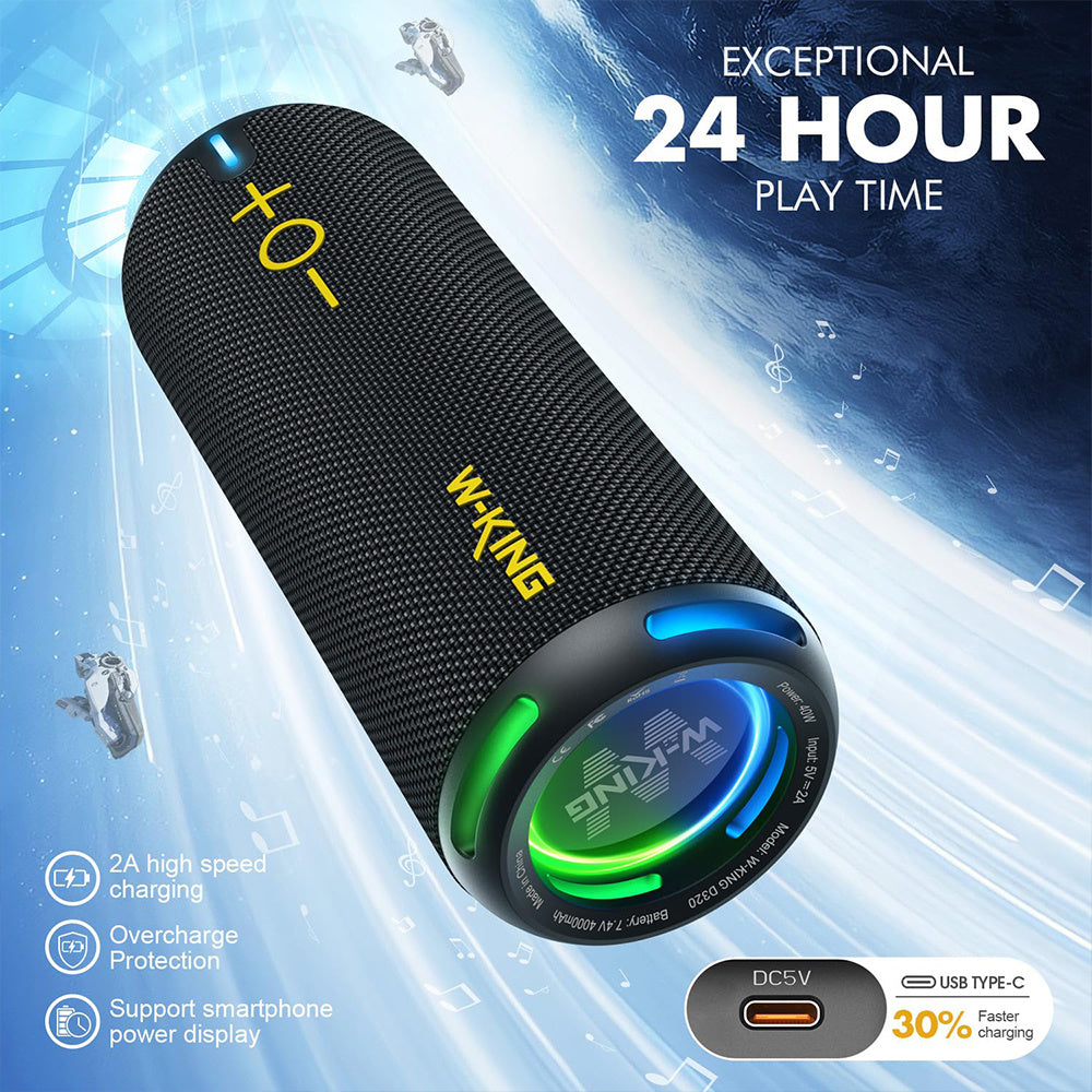Audio Bluetooth sans fil Portable Rechargeable Travail Maison Sport Voyage Stéréo Surround